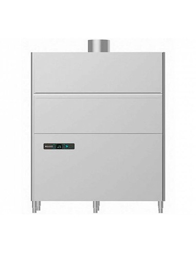 Lavautensilios industrial Silanos LP-109 con cuba de 96 litros, altura útil de 82 cm y 4 ciclos de lavado. Fabricado en acero in