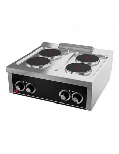 Cocina Eléctrica 4 Placas Fainca HR CE4P750S Serie 750 | Hostelería Negocios