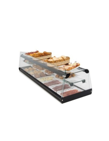 La Vitrina de Tapas Neutra Tripe de Arilex es una vitrina expositora profesional para bares y restaurantes, diseñada