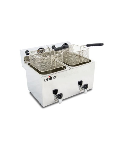 Freidora Eléctrica Doble 10+10 L Arilex EVO1010G | Hostelería Negocios
