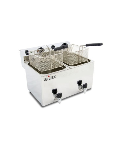 Freidora Eléctrica Doble 10+10 L Arilex EVO1010G | Hostelería Negocios