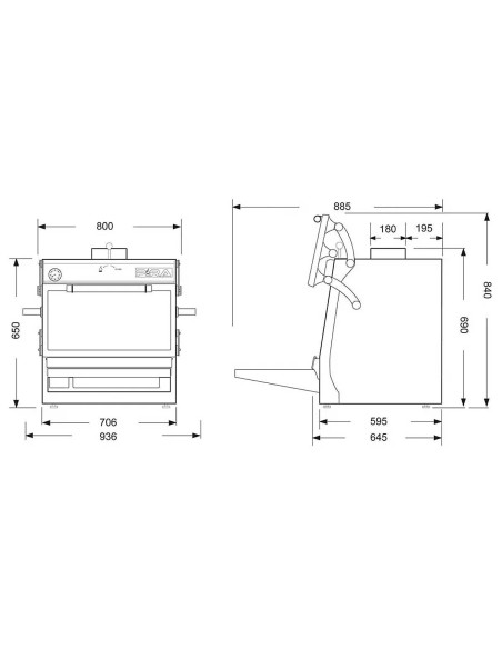 Horno de Brasa Pira 70 Silver ED | Hostelería Negocios