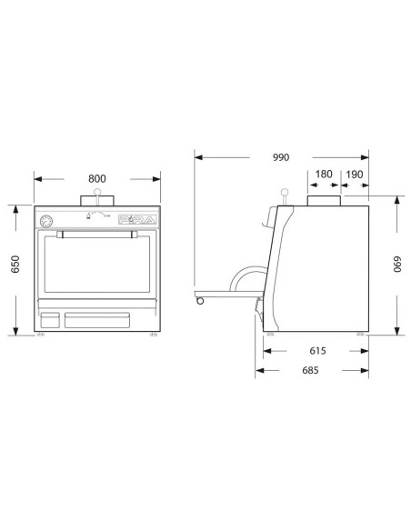 Horno de Brasa Pira 80 Lux AB | Hostelería Negocios
