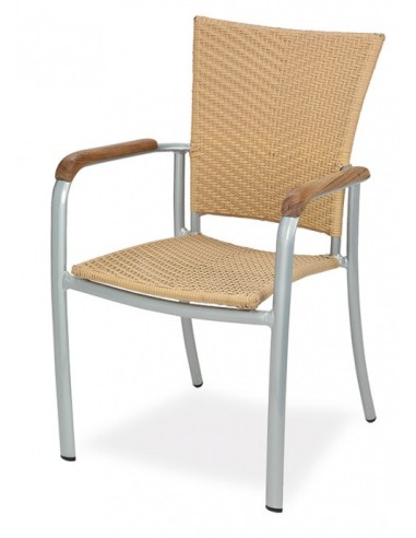 Sillón Exterior M261 Médula Sintética y Teca | Hostelería Negocios