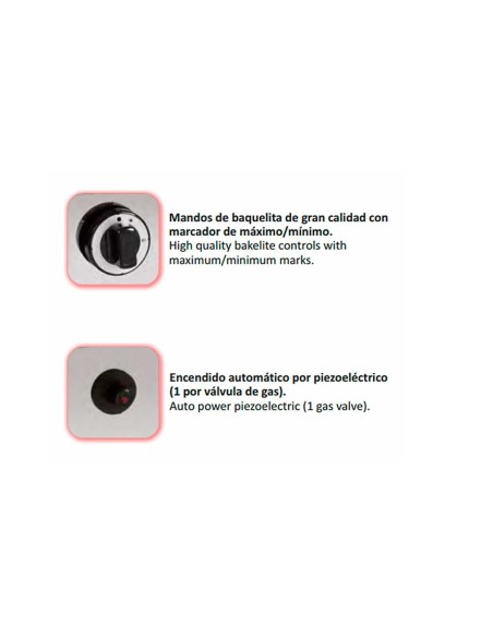 Plancha Gas de Acero Rectificado PGRN ARILEX|Hosteleria Negocios