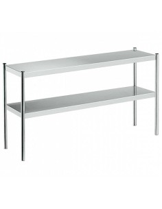 Estantería Neutra Doble Acero Inox Distform | Hostelería Negocios
