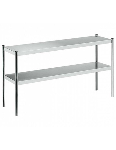 Estantería Neutra Doble Acero Inox Distform | Hostelería Negocios