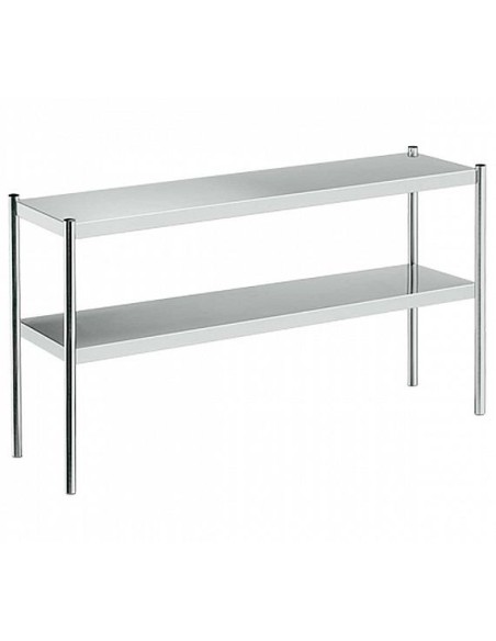 Estantería Neutra Doble Acero Inox Distform | Hostelería Negocios