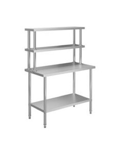 Estantería Neutra Doble Acero Inox Distform | Hostelería Negocios 2