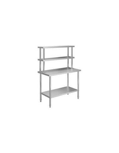 Estantería Neutra Doble Acero Inox Distform | Hostelería Negocios