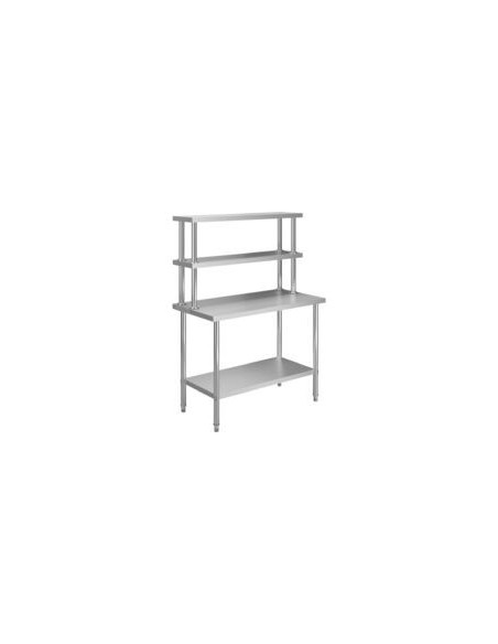 Estantería Neutra Doble Acero Inox Distform | Hostelería Negocios