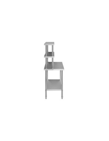 Estantería Neutra Doble Acero Inox Distform | Hostelería Negocios