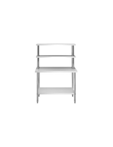 Estantería Neutra Doble Acero Inox Distform | Hostelería Negocios