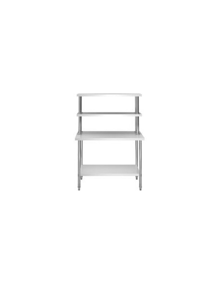 Estantería Neutra Doble Acero Inox Distform | Hostelería Negocios