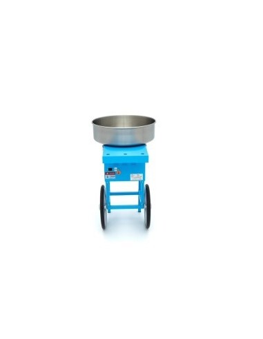Máquina de Algodón de Azúcar Ø 52 cm con Carrito | Hostelería Negocios