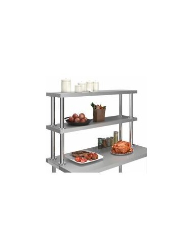 Estantería Neutra Doble Acero Inox Distform | Hostelería Negocios