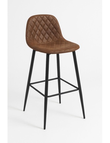 Taburete Nórdico de Polipiel y Acero para Barra | Hostelería Negocios