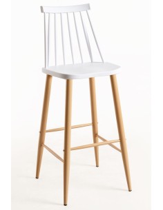 Taburete Vanguardista de Exterior e Interior Apilable | Hostelería Negocios