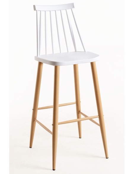 Taburete Vanguardista de Exterior e Interior Apilable | Hostelería Negocios