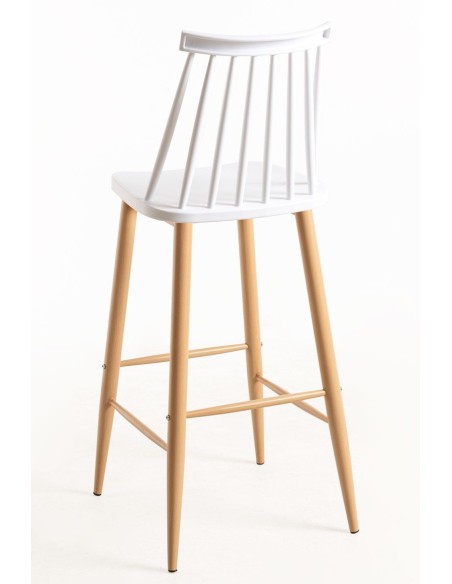 Taburete Vanguardista de Exterior e Interior Apilable | Hostelería Negocios