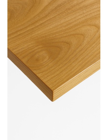 Mesa Cuadrada de Madera y Acero para Hostelería | Hostelería Negocios