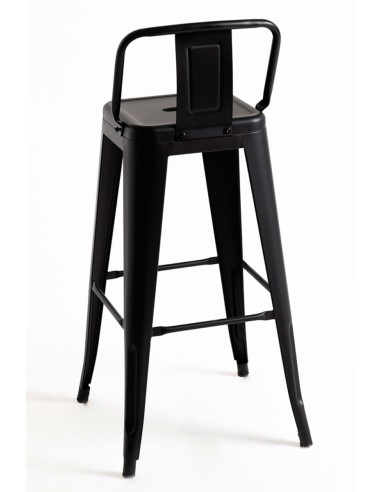Taburete Industrial de Acero Apilable  Hostelería | Hostelería Negocios