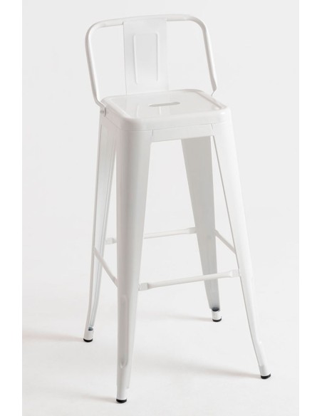 Taburete Industrial de Acero Apilable  Hostelería | Hostelería Negocios
