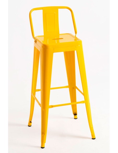 Taburete Industrial de Acero Apilable  Hostelería | Hostelería Negocios
