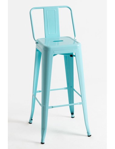 Taburete Industrial de Acero Apilable  Hostelería | Hostelería Negocios