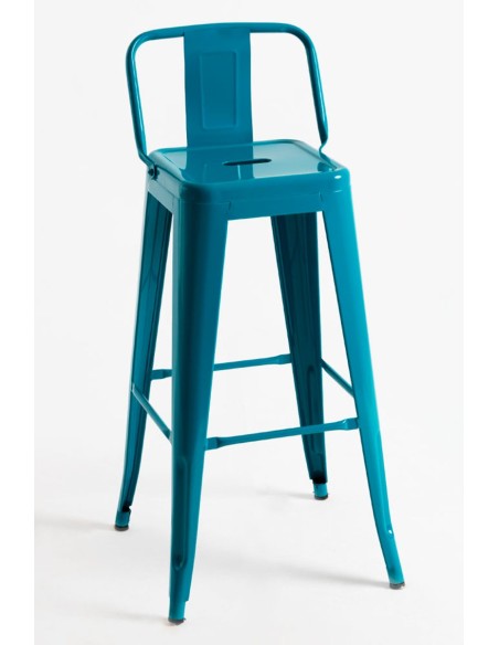 Taburete Industrial de Acero Apilable  Hostelería | Hostelería Negocios