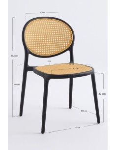 Silla Apilable de Polipropileno para Exterior e Interior | Hostelería Negocios 2