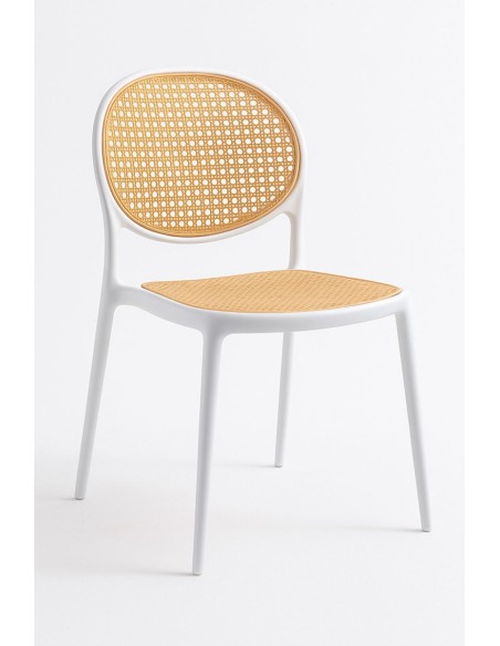 Silla Apilable de Polipropileno para Exterior e Interior | Hostelería Negocios