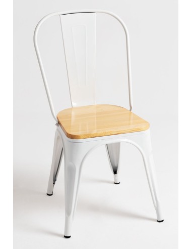 Silla Vintage Asiento Madera Natural|Hosteleria negocios