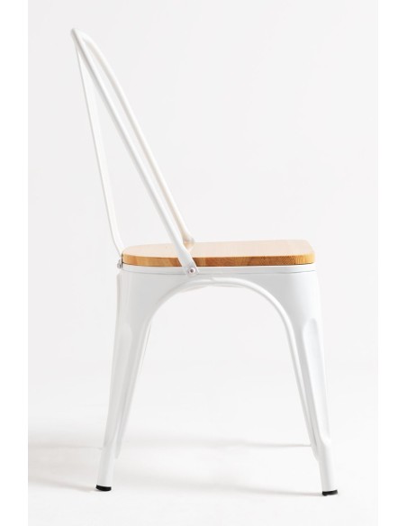Silla Vintage Asiento Madera Natural|Hosteleria negocios