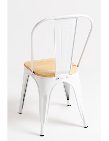 Silla Vintage Asiento Madera Natural|Hosteleria negocios