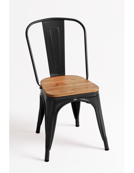 Silla Vintage Asiento Madera Natural|Hosteleria negocios