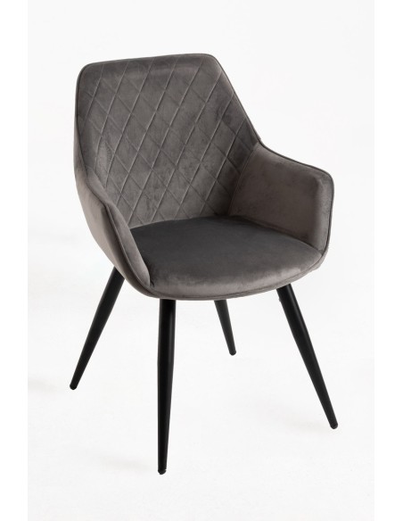 Silla Sertan Terciopelo con Estructura de Acero | Hostelería Negocios