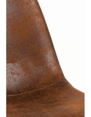 Silla Leo de Polipiel y Acero para Bar y Comedor | Hostelería Negocios