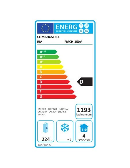 Frente Mostrador Refrigerado Puertas  VidrioFMCH-V|Hosteleria Negocios