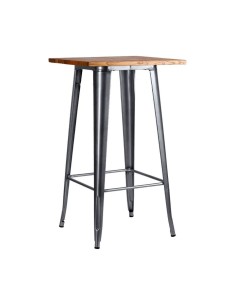 Mesa Alta Vintage Tablero Madera | Hostelería Negocios