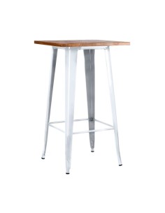 Mesa Alta Vintage Tablero Madera | Hostelería Negocios 2