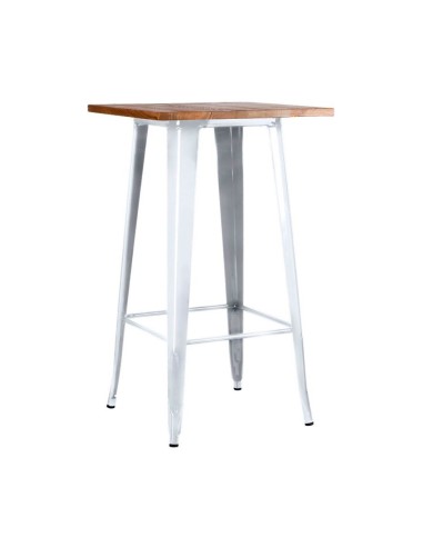 Mesa Alta Vintage Tablero Madera | Hostelería Negocios