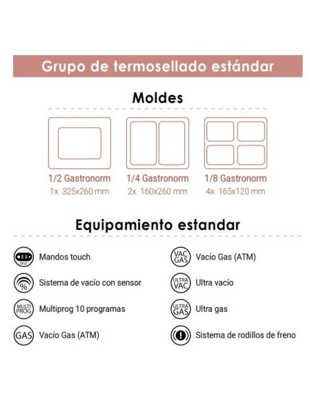 Termoselladora Barquetas ORVED VGP 60 N | Hostelería Negocios