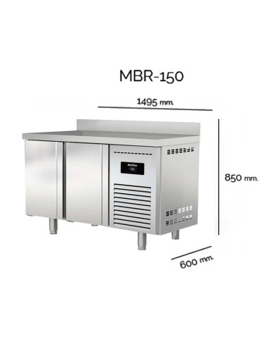 Mesa Refrigerada Radiant MBR Docriluc | Hostelería Negocios