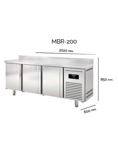 Mesa Refrigerada Radiant MBR Docriluc | Hostelería Negocios