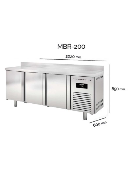 Mesa Refrigerada Radiant MBR Docriluc | Hostelería Negocios