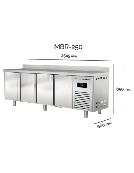 Mesa Refrigerada Radiant MBR Docriluc | Hostelería Negocios