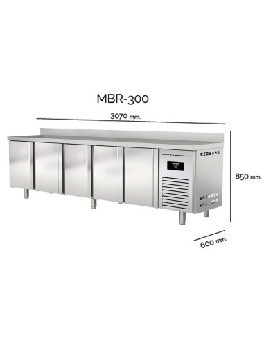 Mesa Refrigerada Radiant MBR Docriluc | Hostelería Negocios