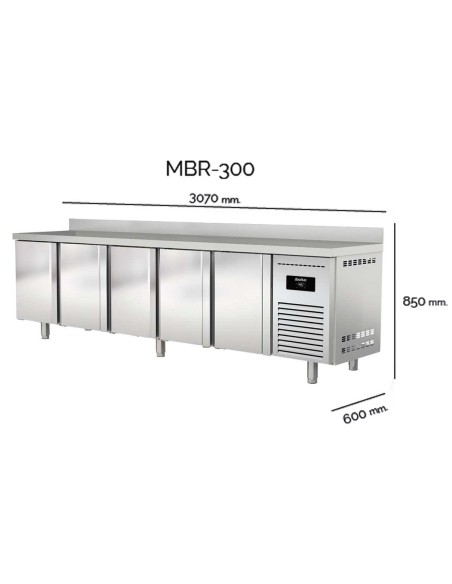 Mesa Refrigerada Radiant MBR Docriluc | Hostelería Negocios