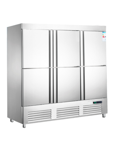 Armario Refrigerado 6 Puertas Fondo 700 | Hostelería Negocios